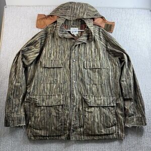 Vintage Trophy Club Camo Jacket Men's Size XL Realtree Hooded